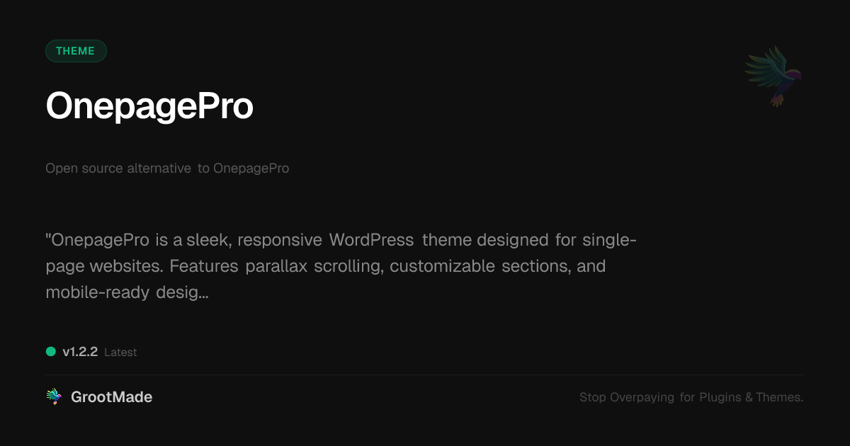 Preview of OnepagePro