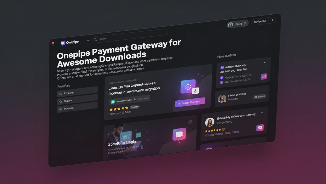 Preview of Onepipe Payment Gateway for Awesome Downloads