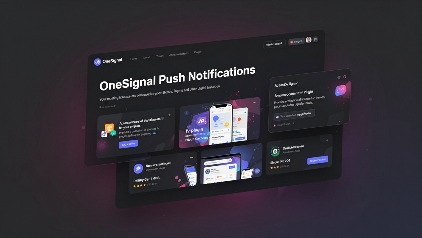 Preview of OneSignal Push Notifications