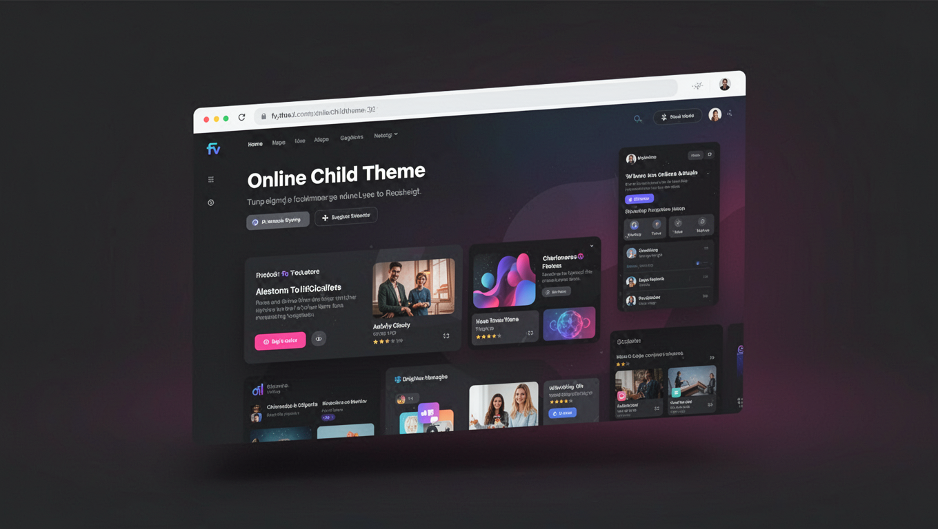 Preview of Online Child Theme