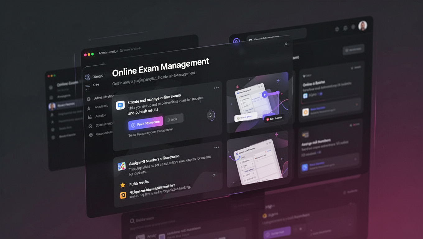 Preview of Online Exam Management