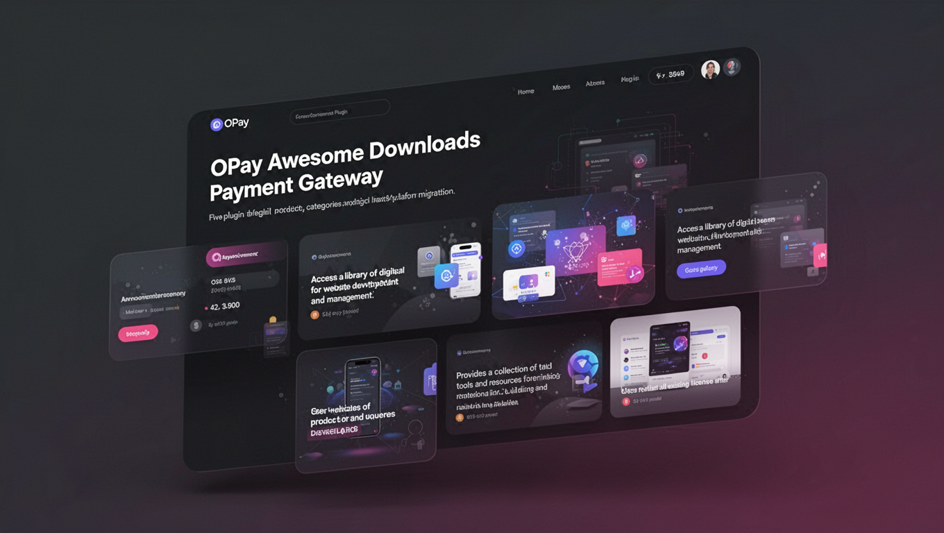 Preview of OPay Awesome Downloads Payment Gateway