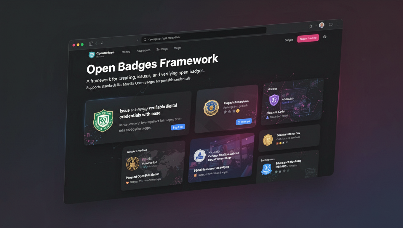 Preview of Open Badges Framework