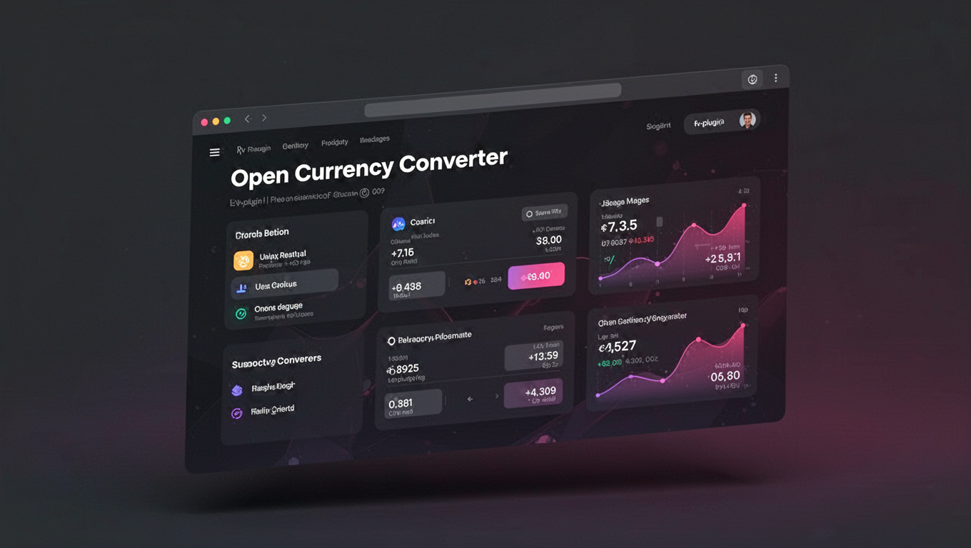 Preview of Open Currency Converter
