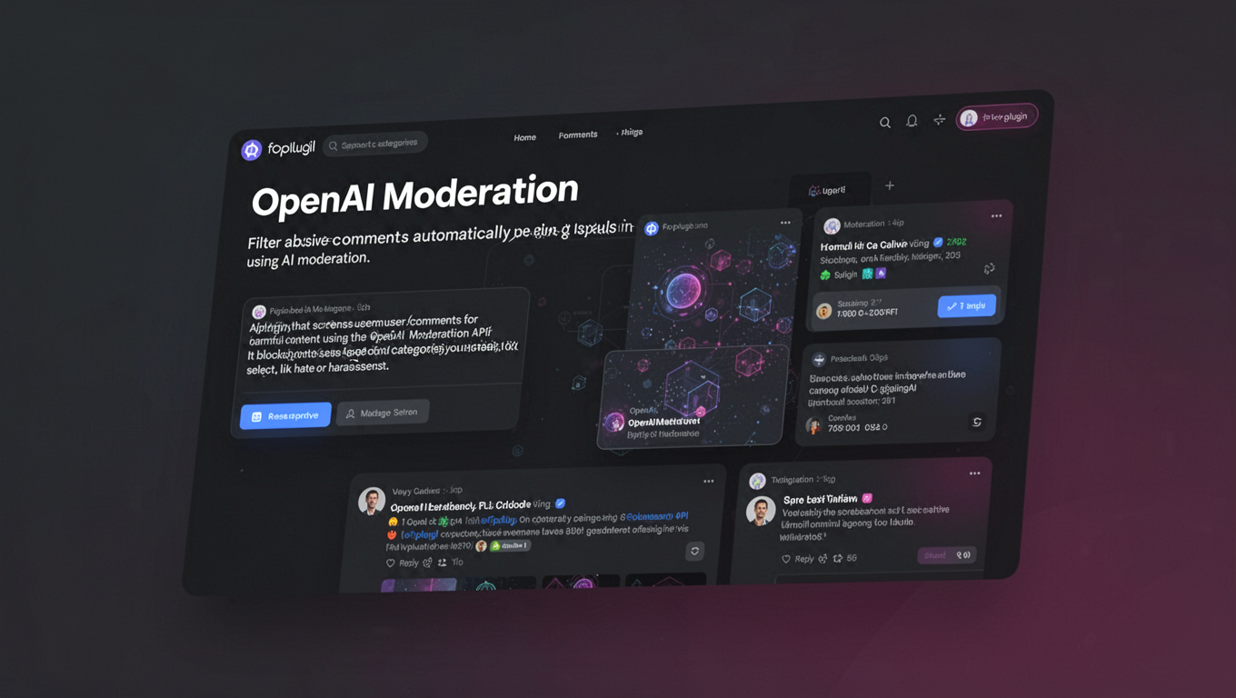 Preview of OpenAI Moderation