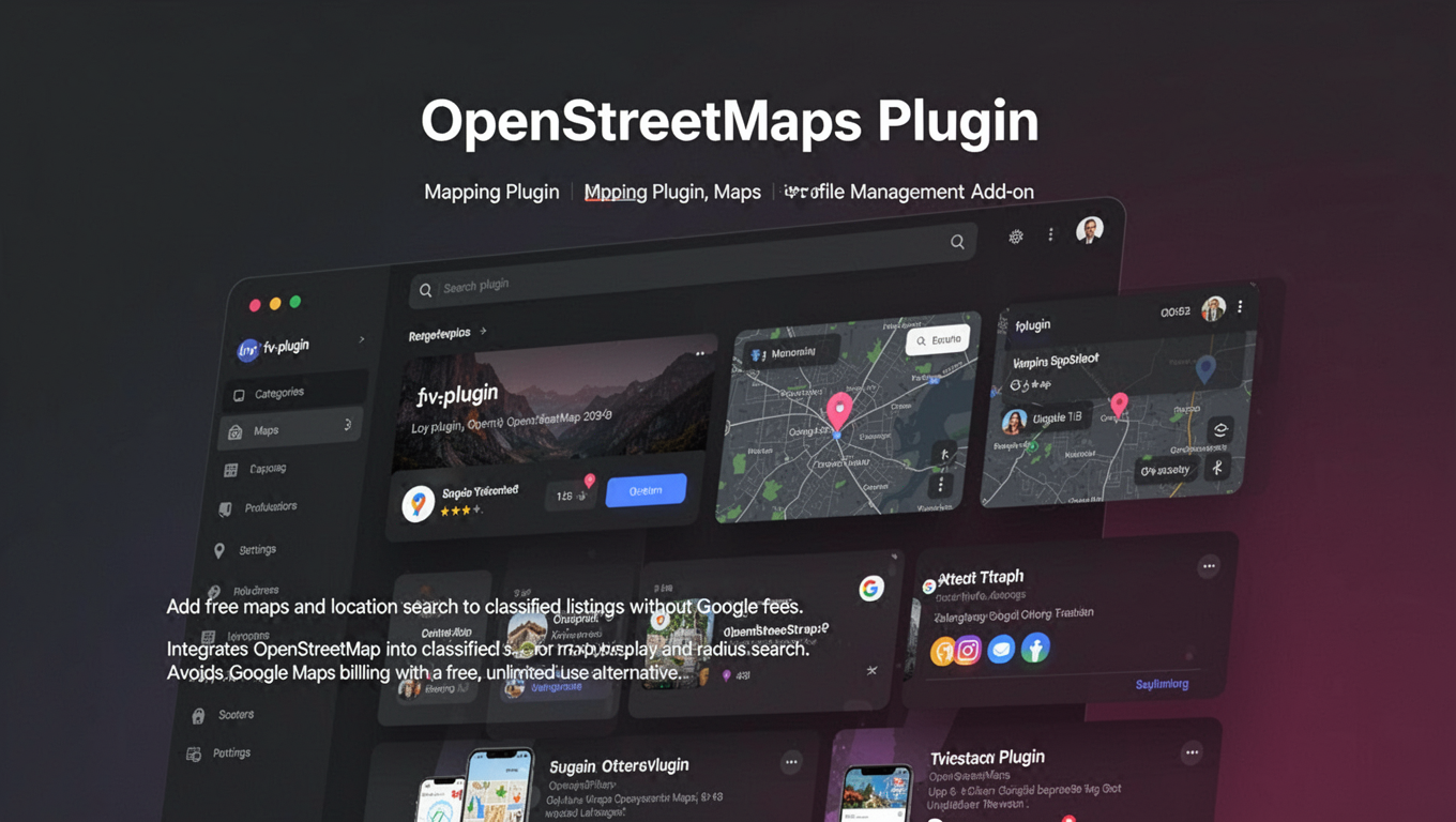 Preview of OpenStreetMaps Plugin