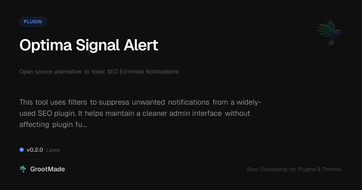 Preview of Roibox SEO Eliminate Notifications