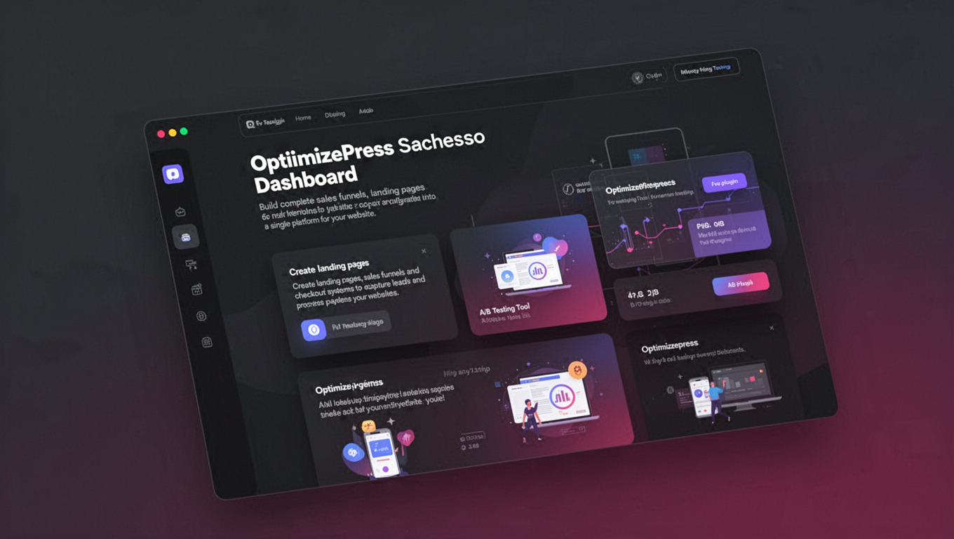 Preview of OptimizePress Dashboard