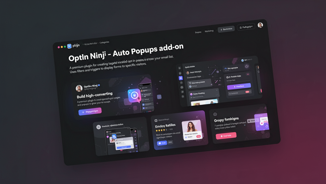 Preview of OptIn Ninja - Auto Popups add-on
