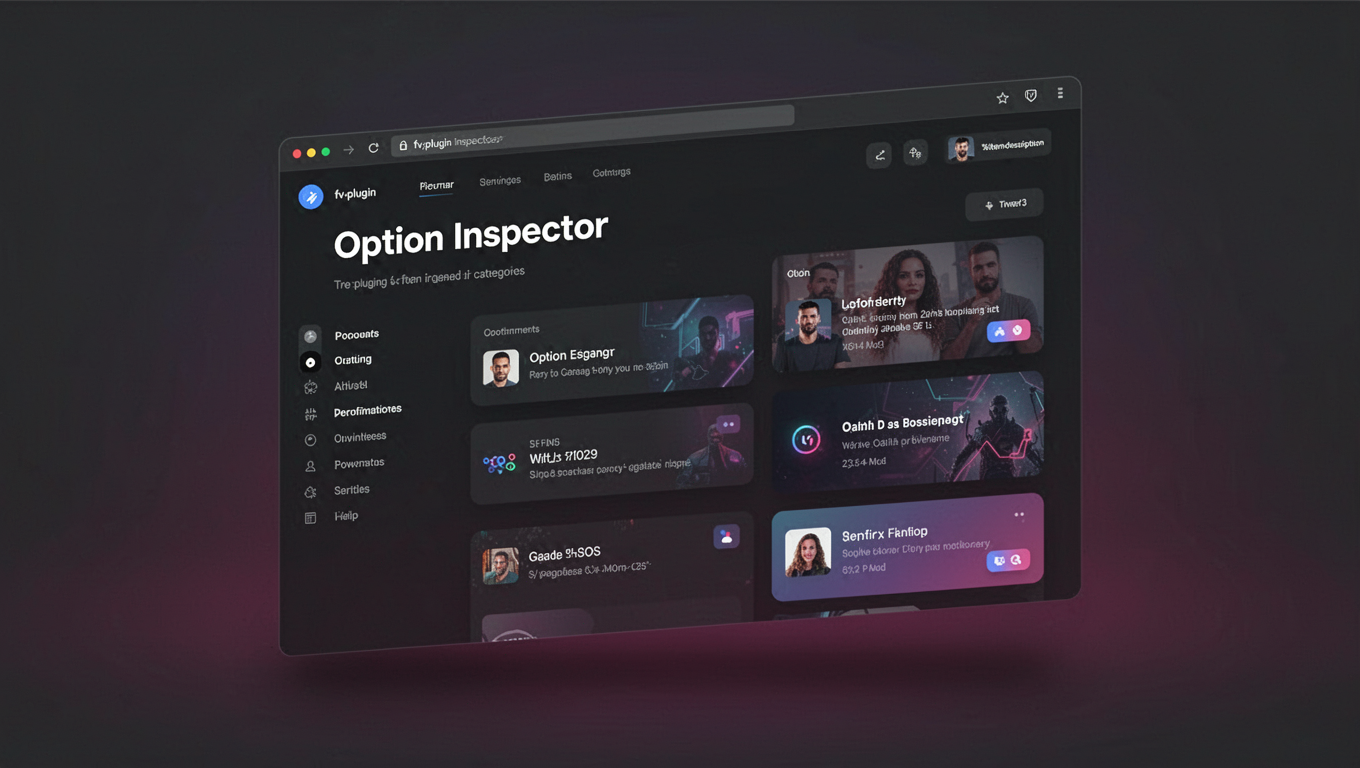 Preview of Option Inspector