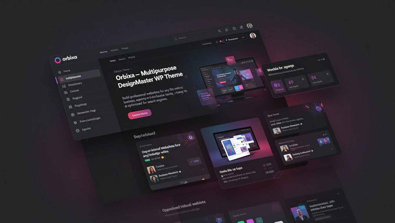 Preview of Orbixa – Multipurpose DesignMaster WP Theme