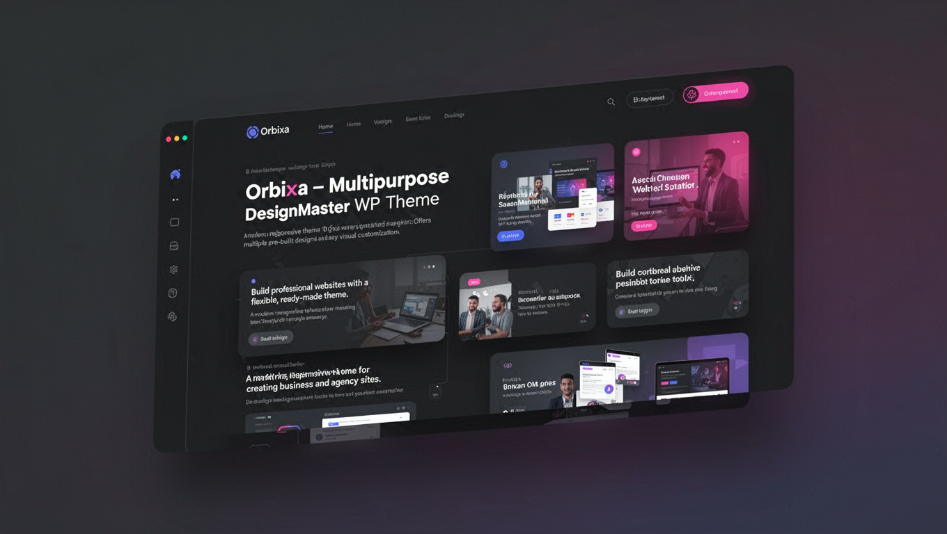 Preview of Orbixa – Multipurpose DesignMaster WP Theme