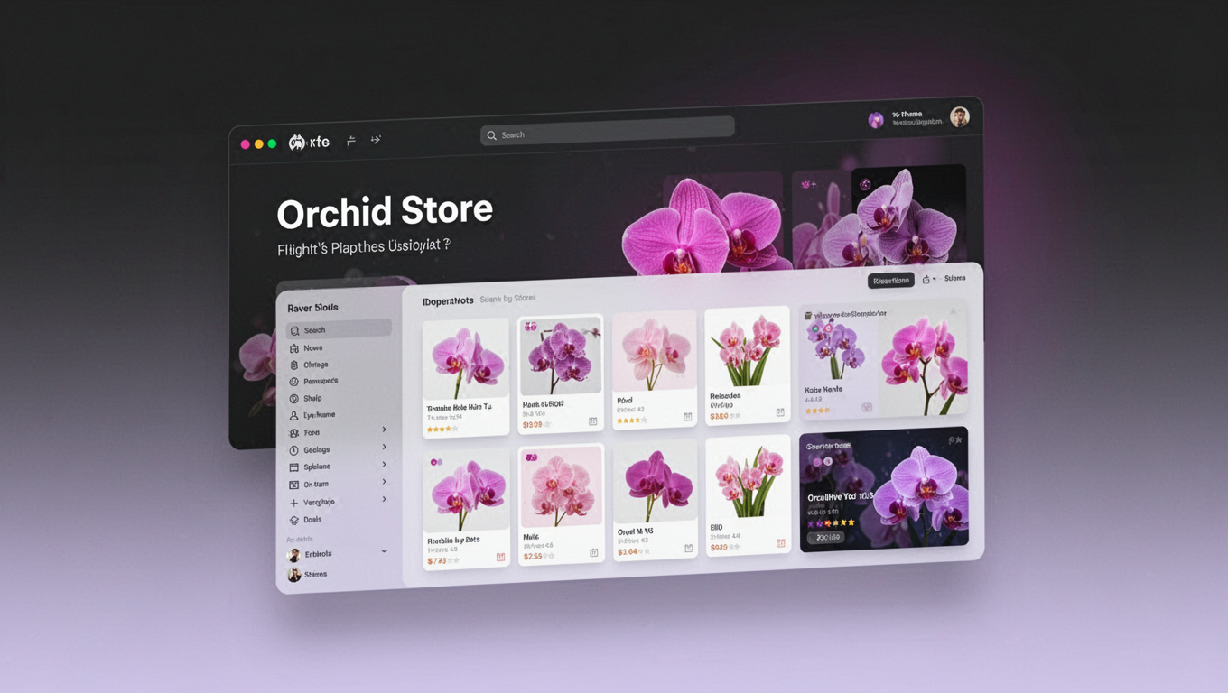 Preview of Orchid Store
