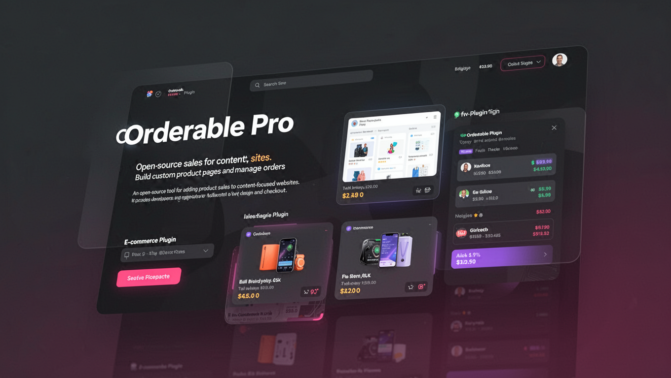 Preview of Orderable Pro