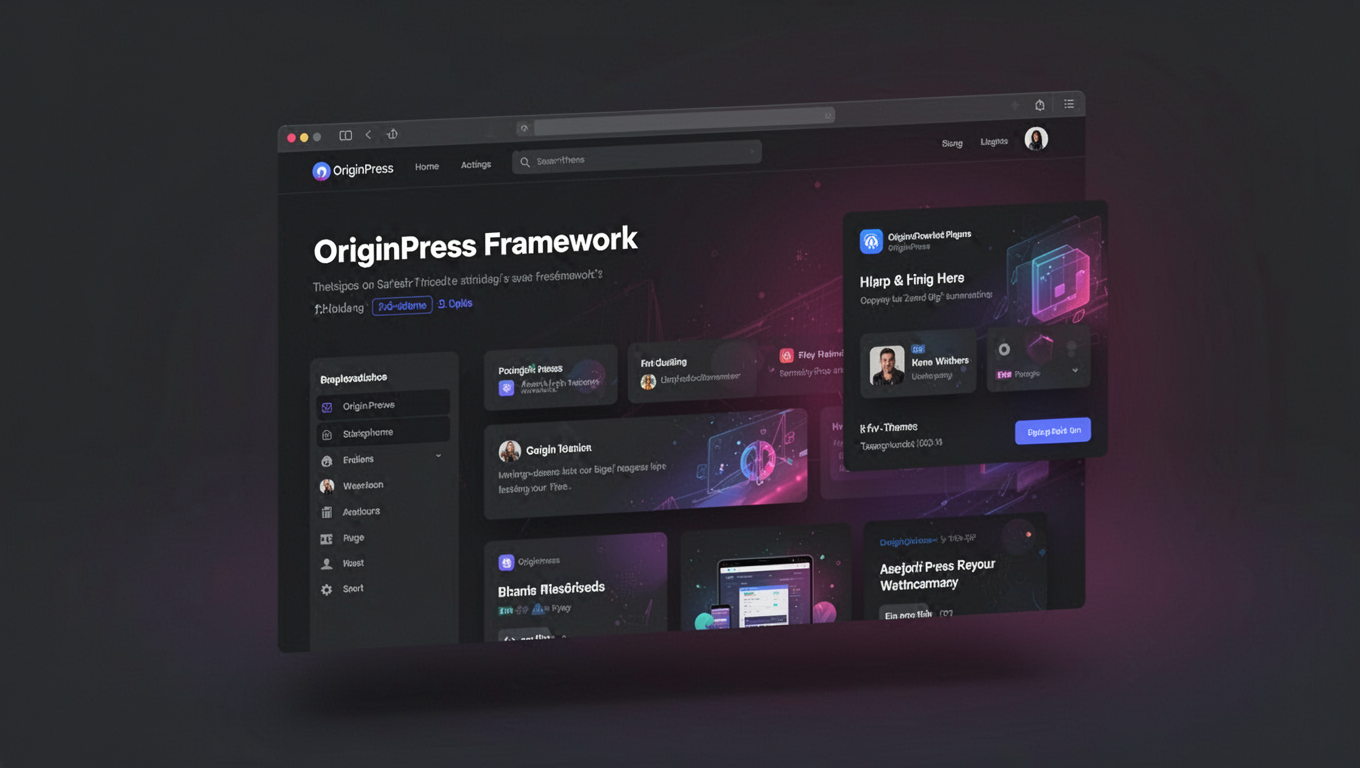 Preview of OriginPress Framework