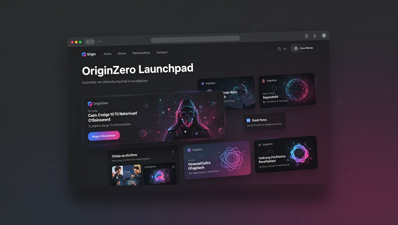 Preview of OriginZero Launchpad