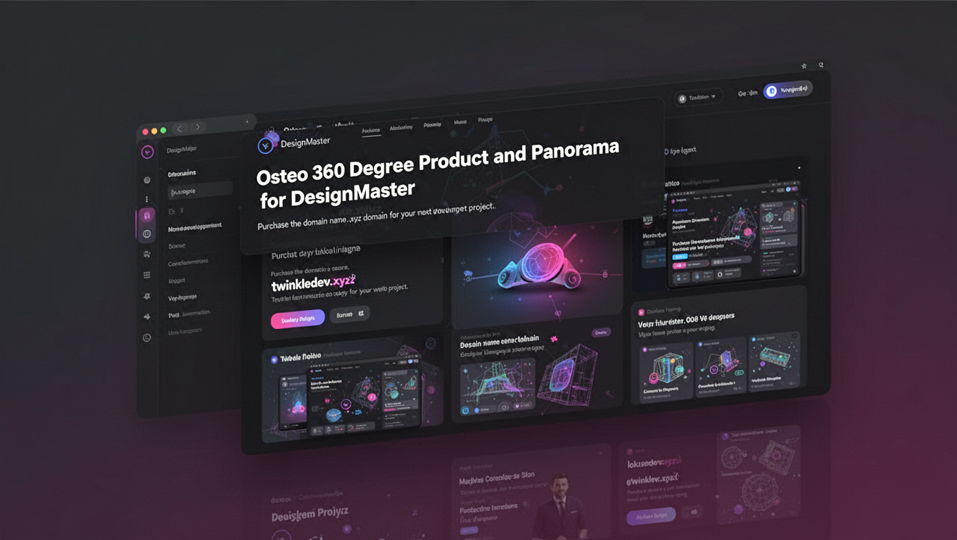 Preview of Osteo 360 Degree Product and Panorama for DesignMaster