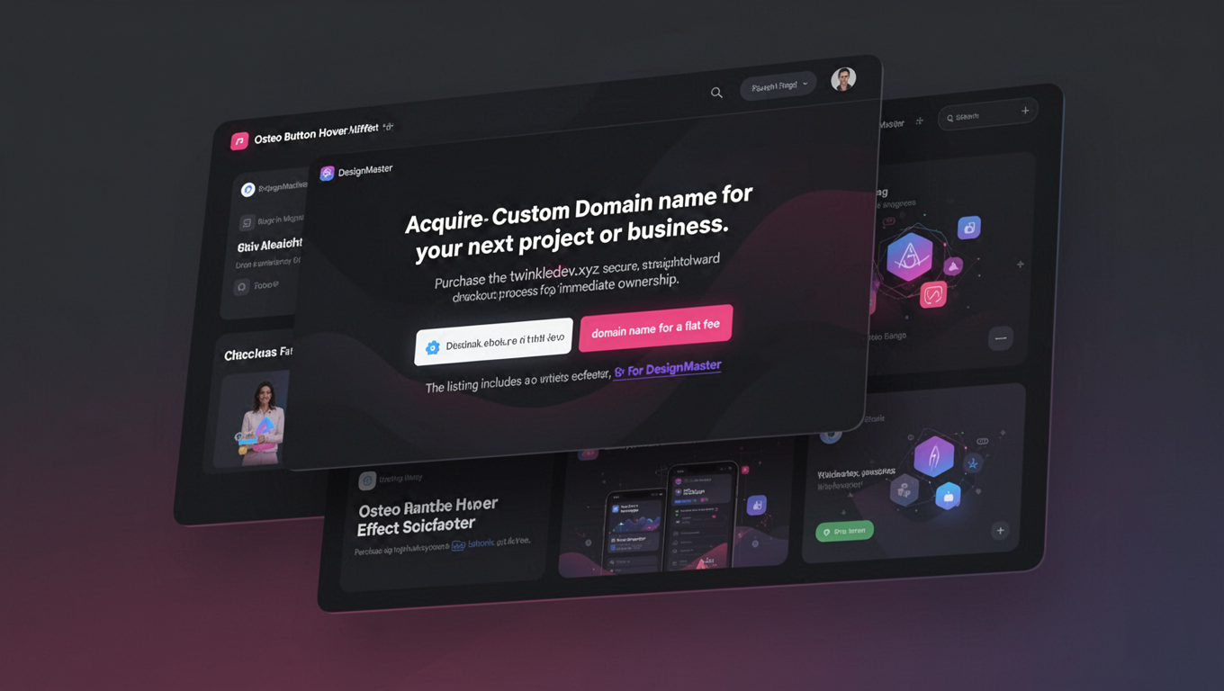 Preview of Osteo Button Hover Effect For DesignMaster