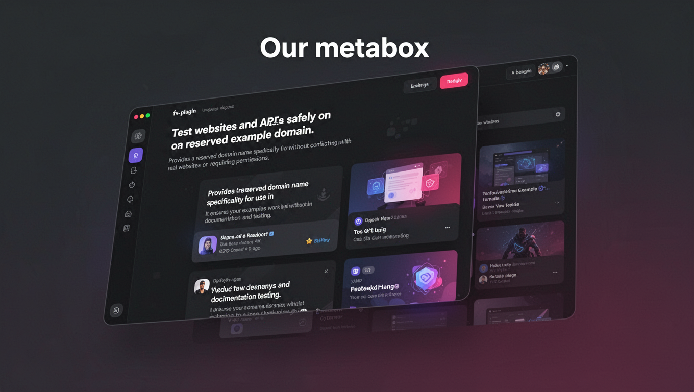 Preview of Our metabox