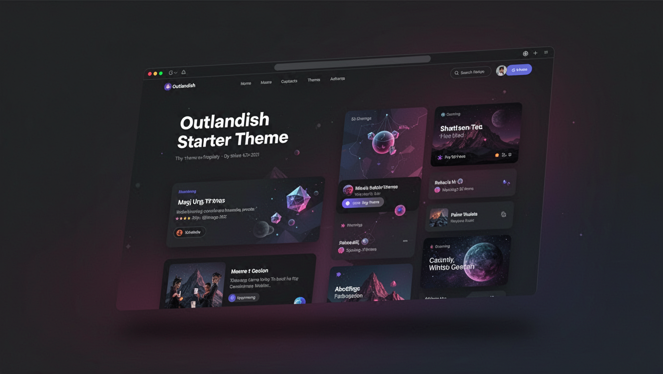 Preview of Outlandish Starter Theme