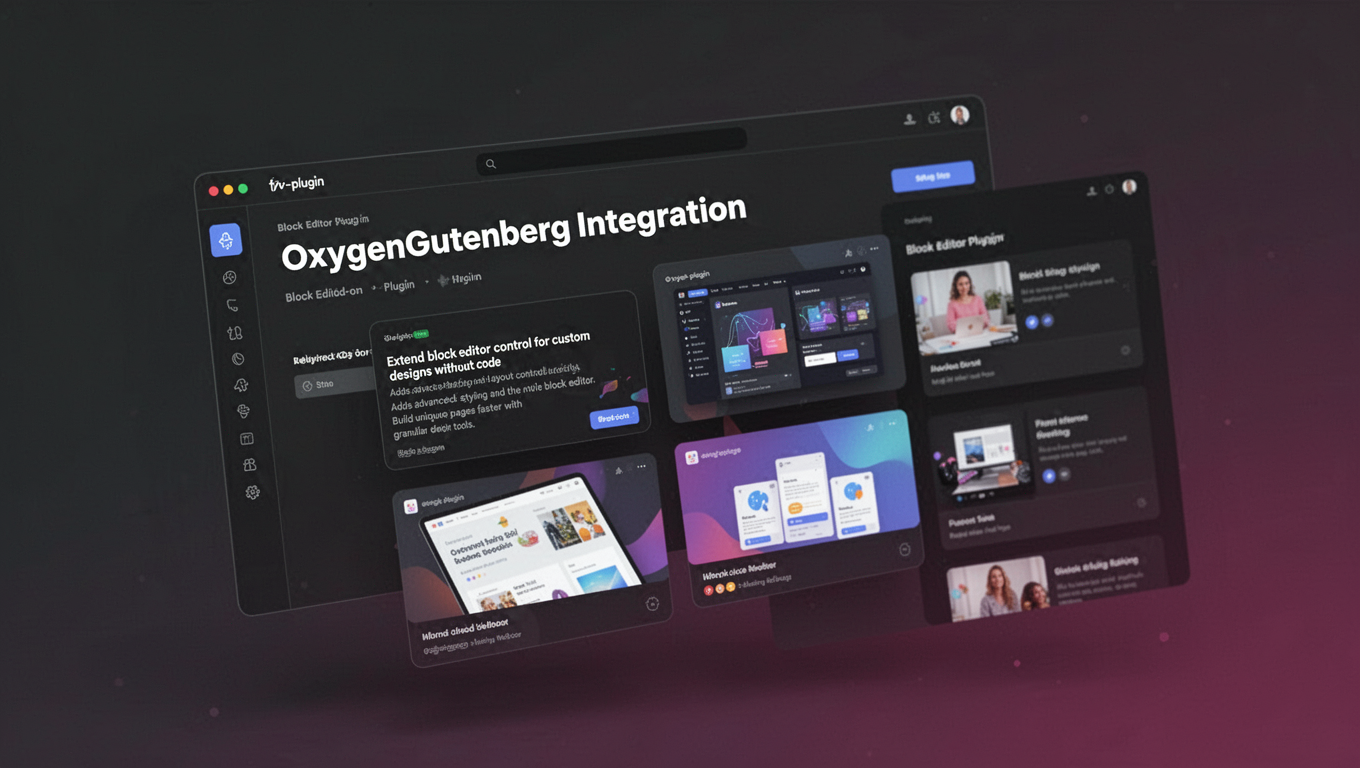 Preview of Oxygen Gutenberg Integration