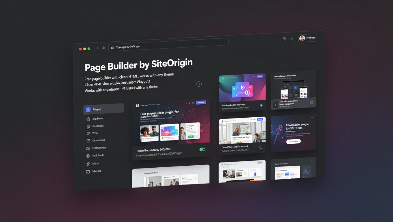 Preview of Page Builder by SiteOrigin