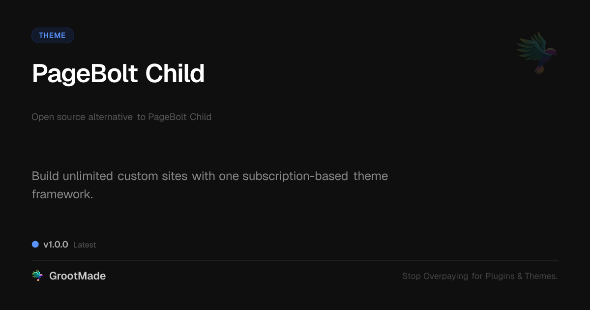 Preview of PageBolt Child