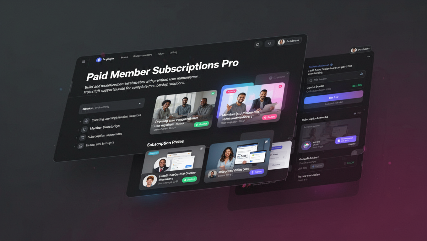Preview of Paid Member Subscriptions Pro