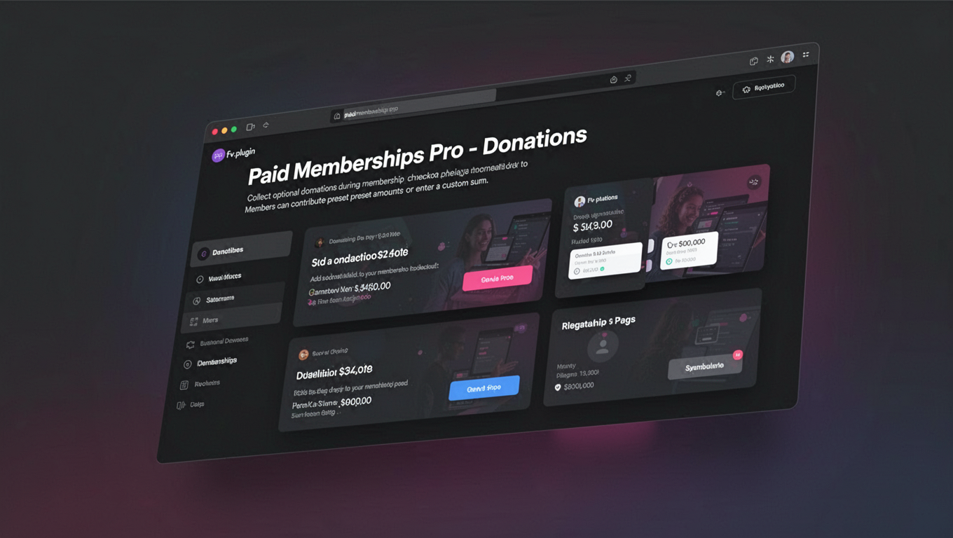 Preview of Paid Memberships Pro - Donations