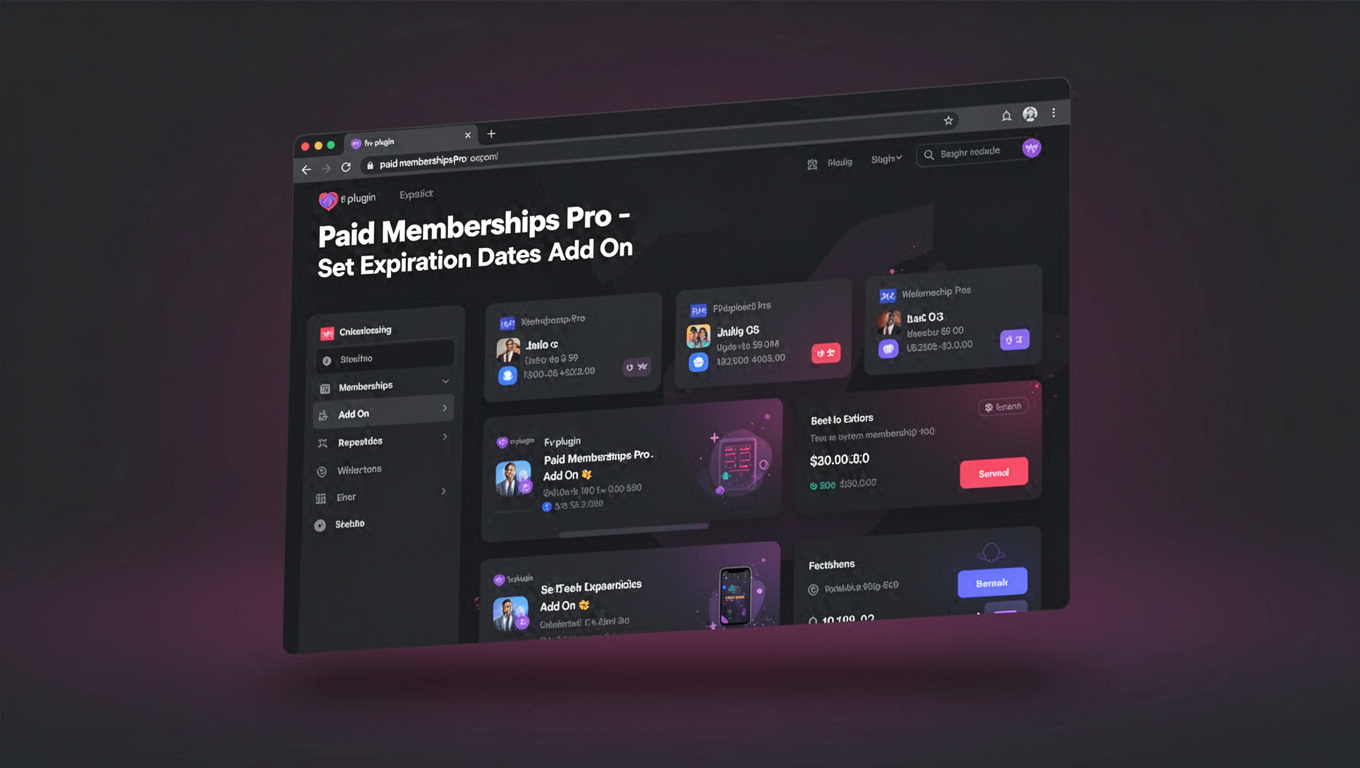 Preview of Paid Memberships Pro - Set Expiration Dates Add On