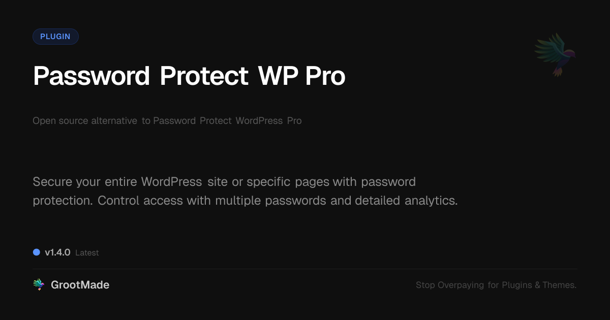 Preview of Password Protect WP Pro