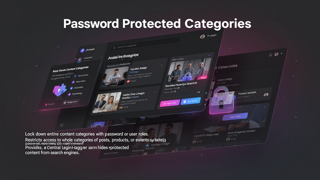 Preview of Password Protected Categories