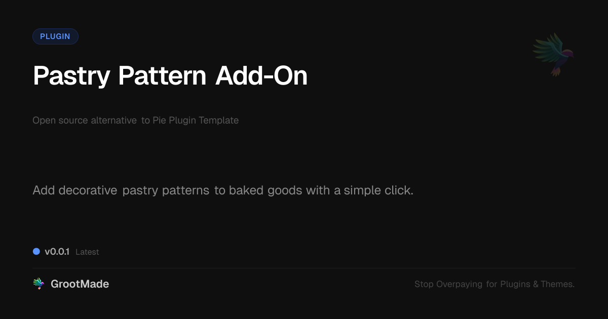 Preview of Pastry Pattern Add-On