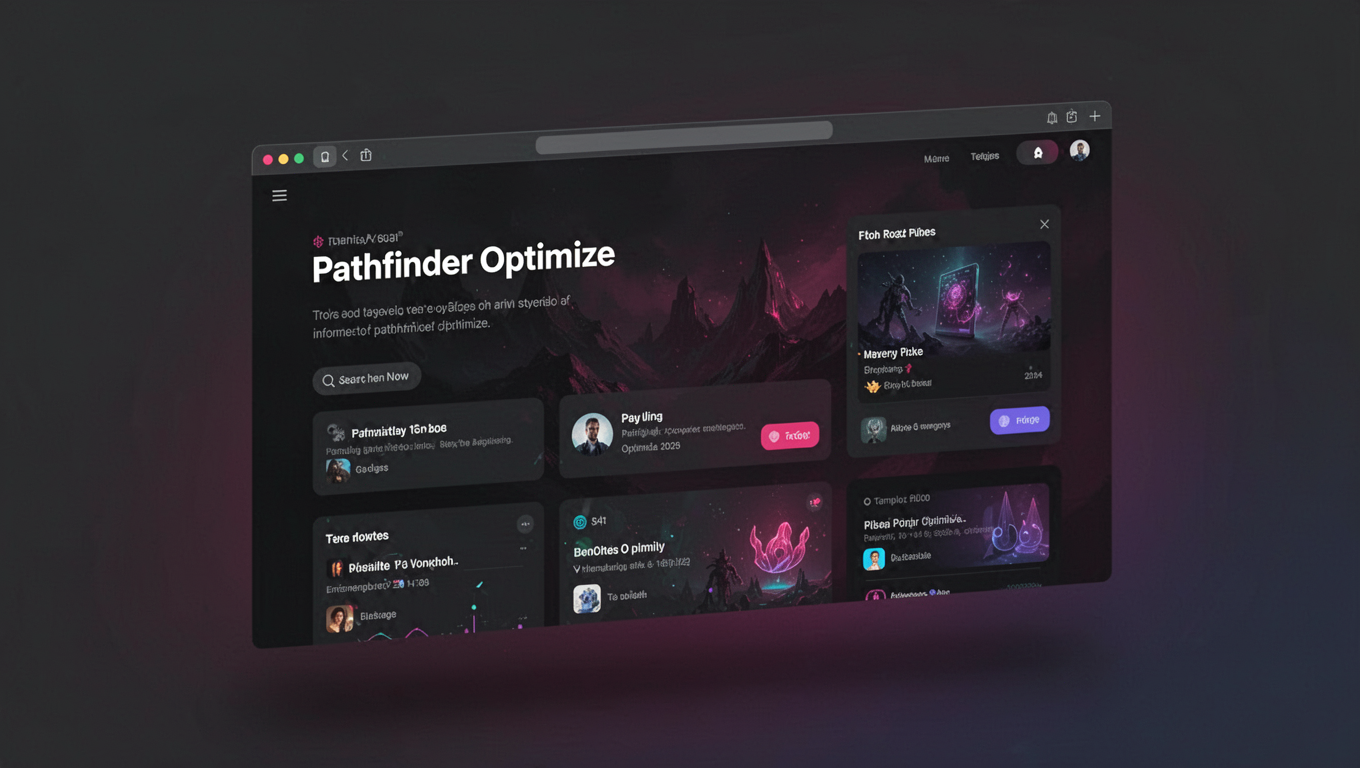 Preview of Pathfinder Optimize