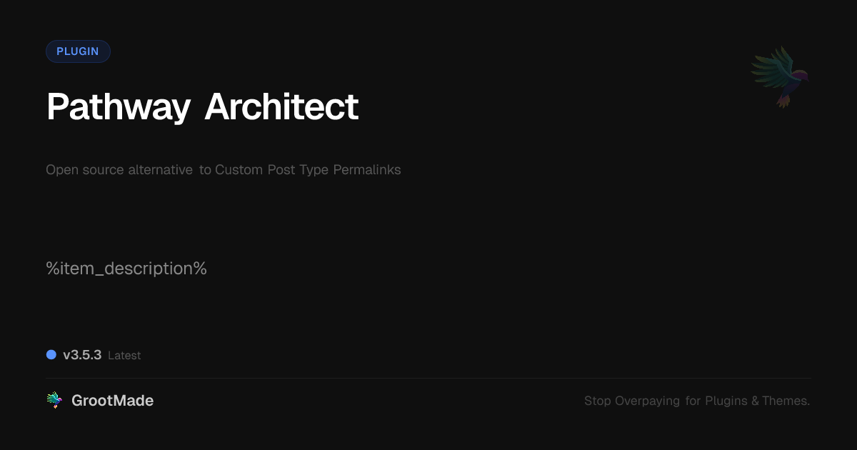 Preview of Pathway Architect