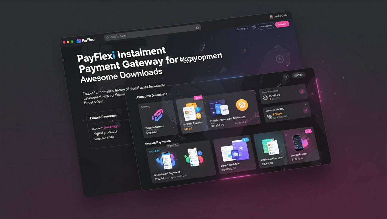 Preview of PayFlexi Instalment Payment Gateway for Awesome Downloads
