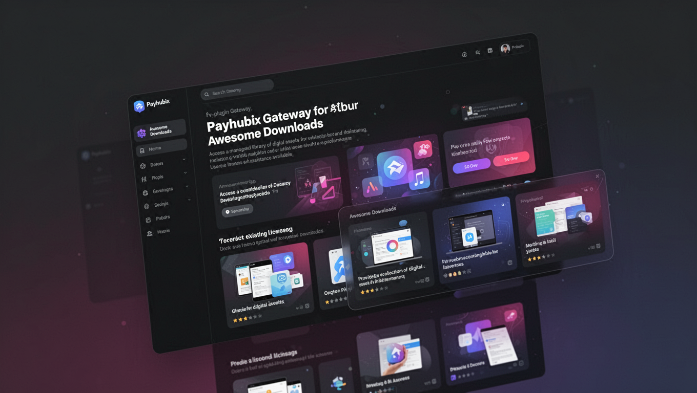 Preview of Payhubix Gateway for Awesome Downloads
