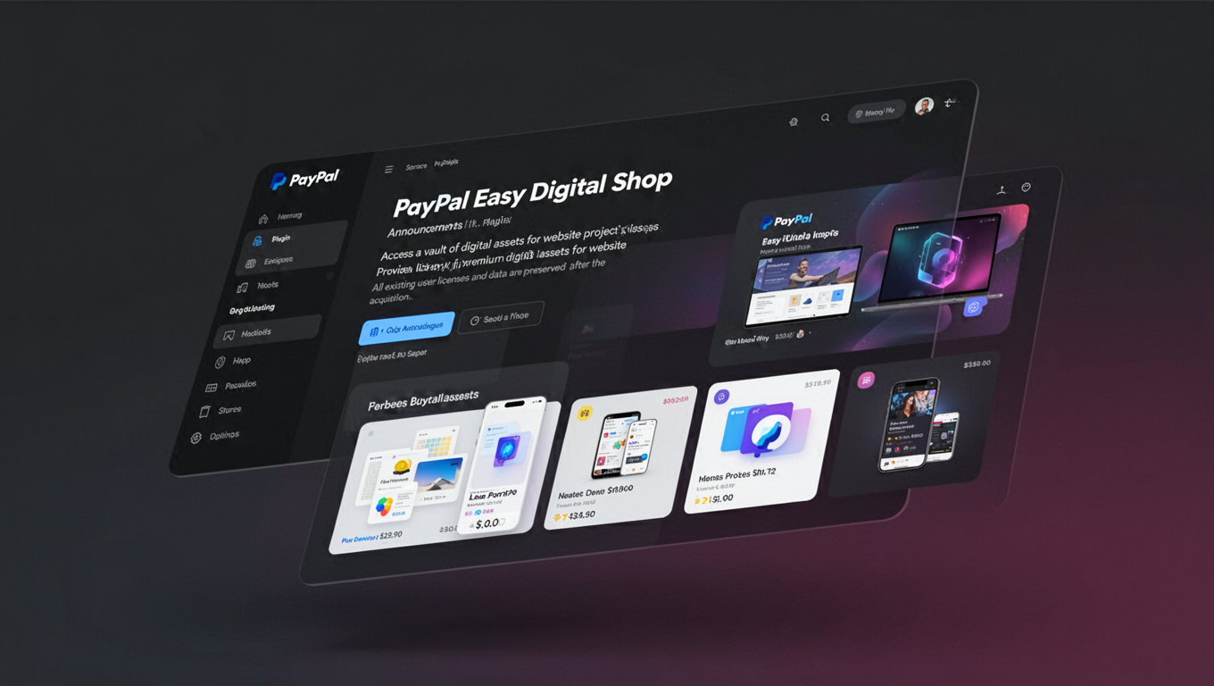 Preview of PayPal Easy Digital Shop