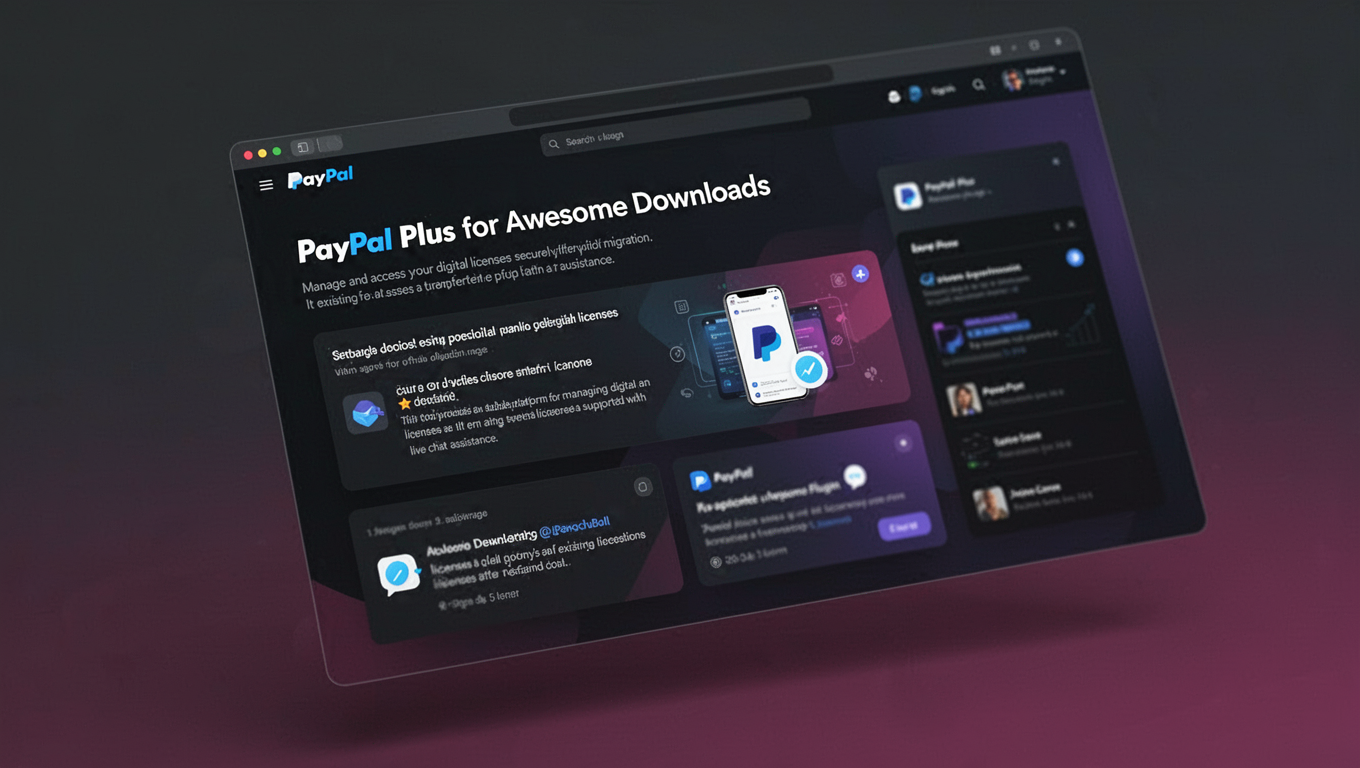 Preview of PayPal Plus for Awesome Downloads