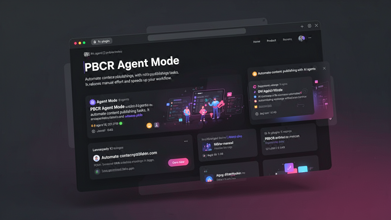 Preview of PBCR Agent Mode