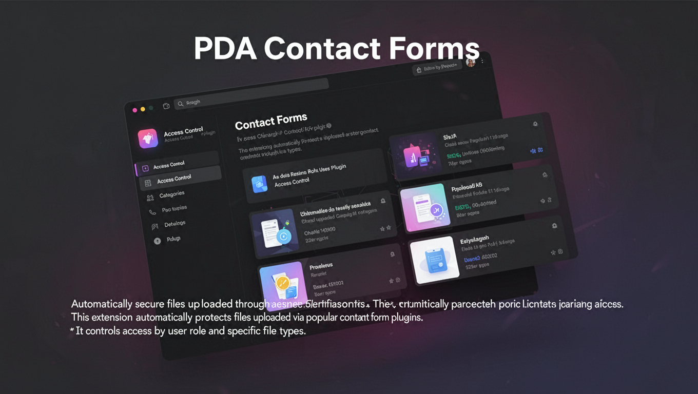 Preview of PDA Contact Forms
