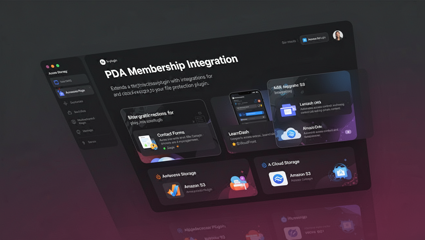 Preview of PDA Membership Integration