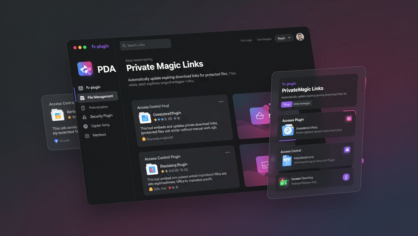 Preview of PDA Private Magic Links