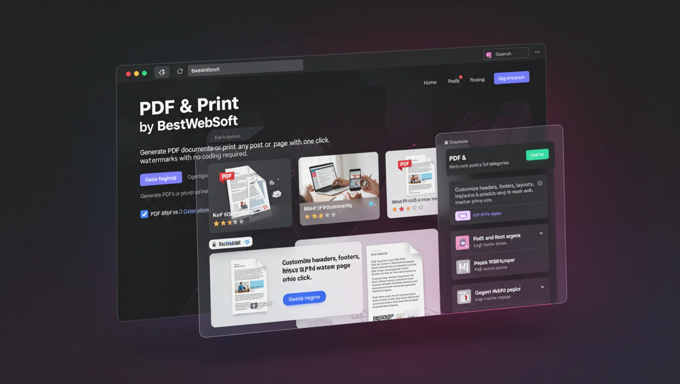 Preview of PDF & Print by BestWebSoft