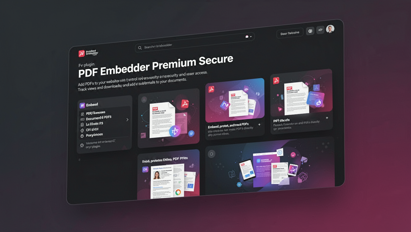 Preview of PDF Embedder Premium Secure
