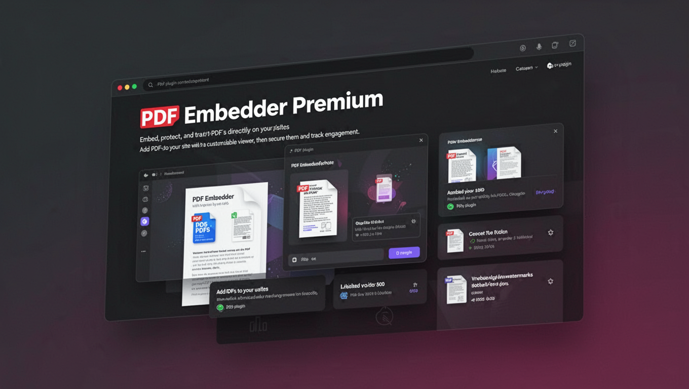Preview of PDF Embedder Premium