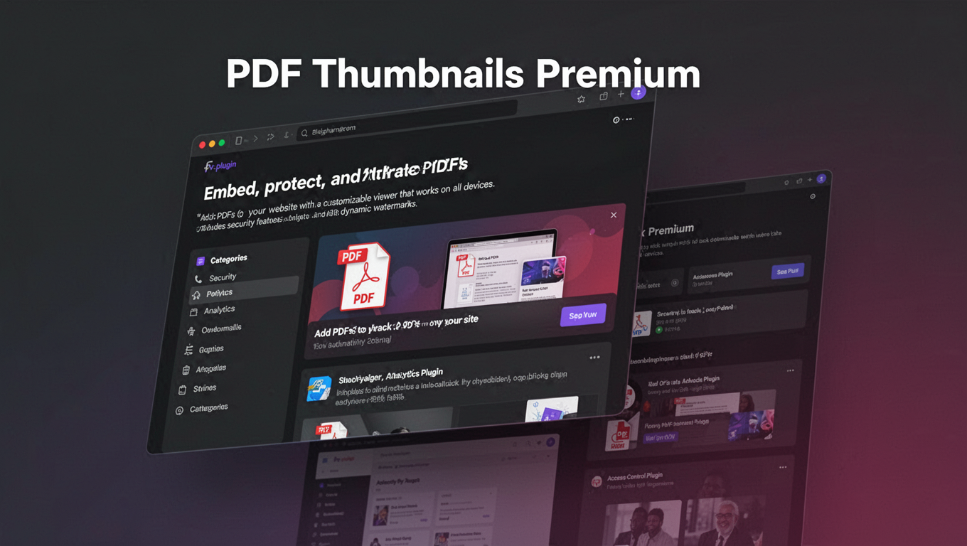 Preview of PDF Thumbnails Premium