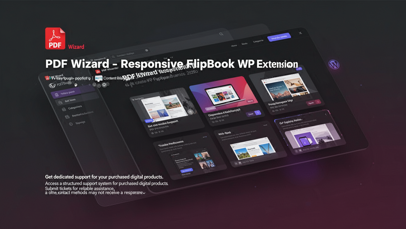Preview of PDF Wizard - Responsive FlipBook WP Extension