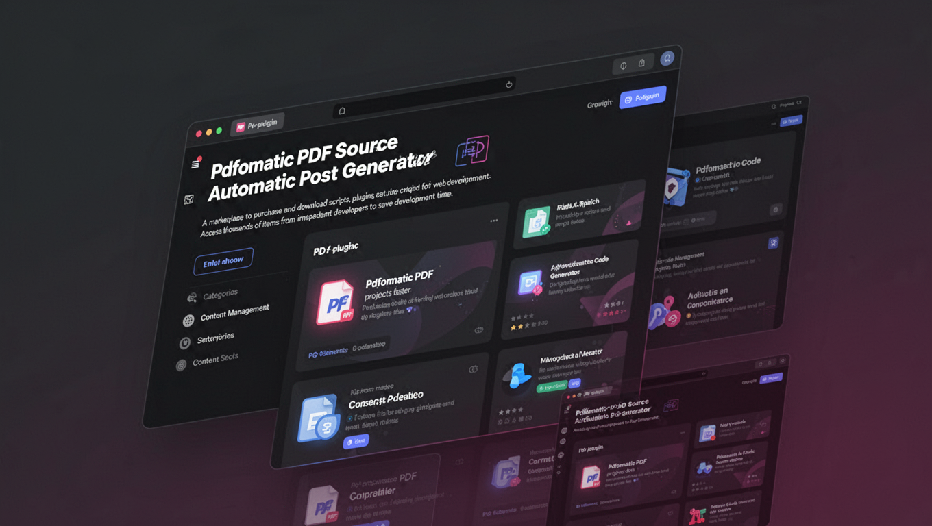 Preview of Pdfomatic PDF Source Automatic Post Generator