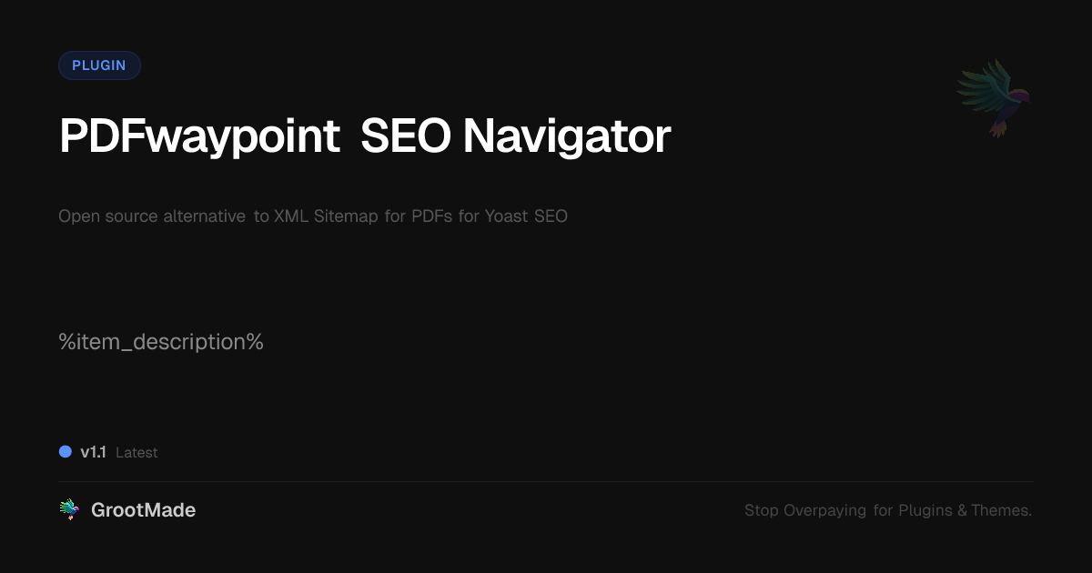 Preview of XML Sitemap for PDFs for Roibox SEO